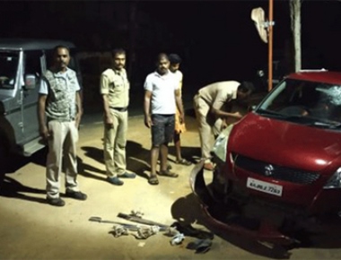 Three arrested after long chase by police