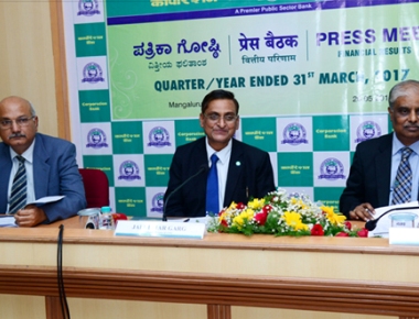 Corporation Bank posts Rs. 159.97 net profit in March 2017 quarter