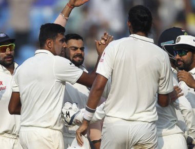 Ashwin, Mishra spin India to series-clinching victory