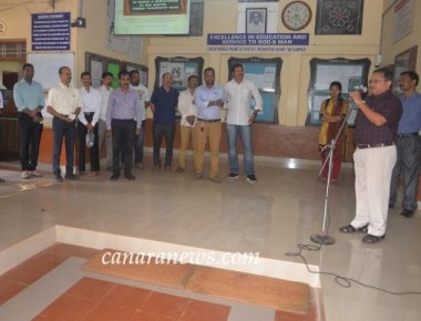 Crossland Brahmavar Alumni chapter felicitate their Teachers