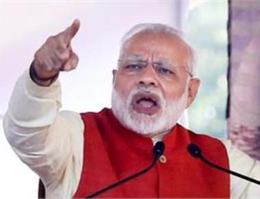 Cong is a ''thing of the past'', people should not trust it:Modi