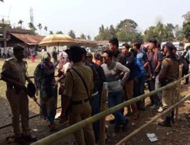  Heavy polling in Nagaland marred by violence