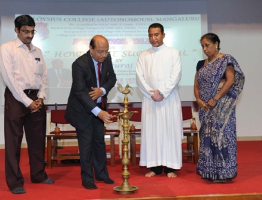 Dr Gururaj Karajagi inspires students of St Aloysius College on 'How to be successful'