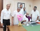 ಮಹಾರಾಷ್ಟ್ರದ ಆಹಾರ-ನಾಗರಿಕ ಸರಬರಾಜು ಮಂತ್ರಿ ಛಗ್‍ನ್ ಭುಜಬಲ್‍ಗೆ  