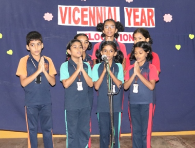 English elocution competition commences Lourdes Central School vicennial year