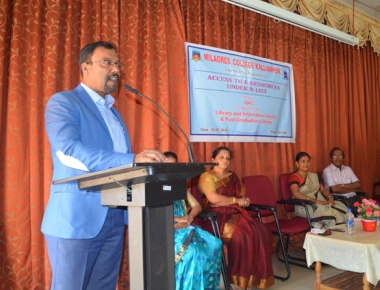 ‘Access to E-Recourses’ programme held at Milagres College, Kallianpur