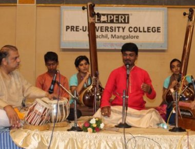 Classical music programme enthrals listeners at Expert PU College Valachil
