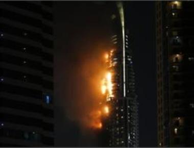 Huge fire erupts at Dubai hotel, near New Year celebrations