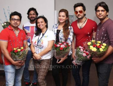  Shalin Bhanot,Harshvardhan Joshi,Samiksha Bhatnagar,Sanchiti Sakat,RJ Rani,Rishank Tiwari,Indervesh Yogee came for Painting Competition organised by Big FM
