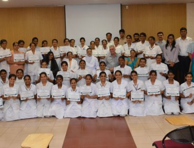 IV infusion nurses' certification programme, guest lecture held at FMMCH