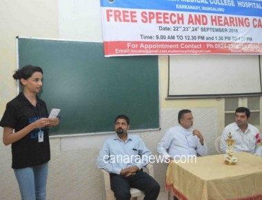  Speech, hearing camp held at Father Muller Speech and Hearing College