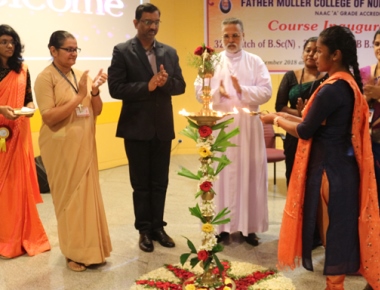 Fr Muller College of inaugurates various nursing batches