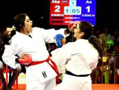 Mayor clinches gold at national karate championship