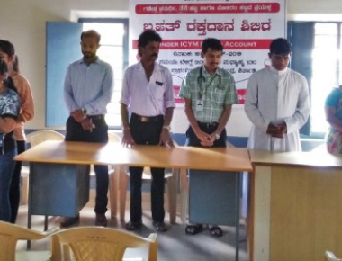 ICYM Shirthady unit organises blood donation camp