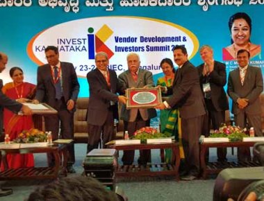 Jeevan Saldanha awarded Sir M Visvesvaraya Manufacturing Excellence State Award