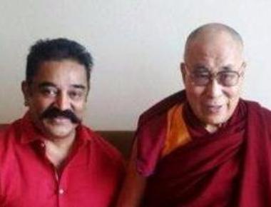 Propagate 'ahimsa' through films: Dalai Lama to Kamal Haasan