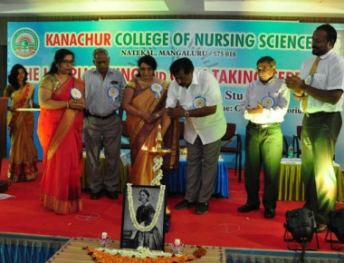 Kanachur College of Nursing Sciences holds lamp lighting ceremony for student nurses