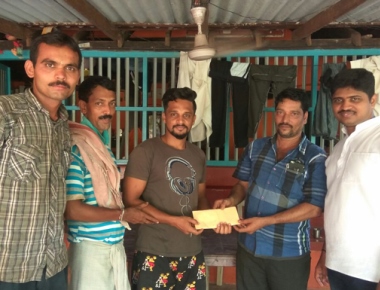 National Karate expert Bola Rakesh Poojary extended financial aid