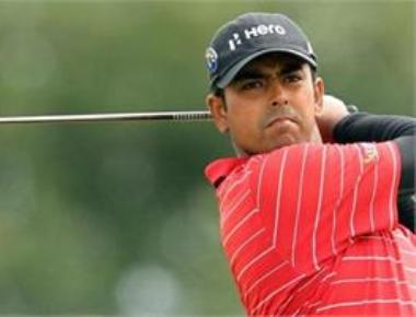 Lahiri rises to seventh on a breezy day at World Golf Champs