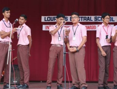 Boys of LCS observe 'International Day for the Girl Child'