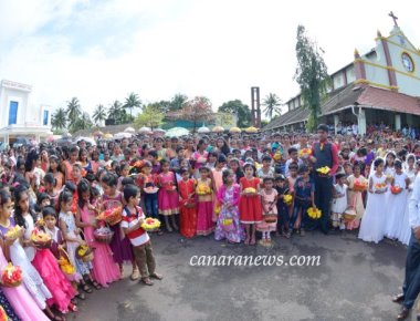 Monthi Fest celebration at Sacred Heart of Jesus Church Madanthyar