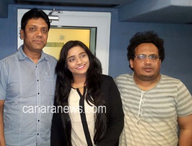 Swati Sharrma of Banno fame recorded sad song for Krushna Abhishek film Jhunjhunaa at LM Studio,Andheri