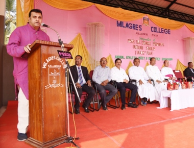 Milagres College Kallianpur's gym Pavilion inaugurated