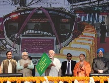Noida-south Delhi closer as PM flags off services on metro's Magenta Line