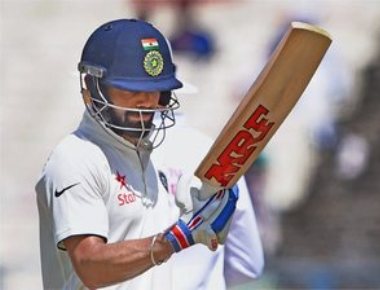 NZ bowlers leave India at 110/6 as Kohli fights