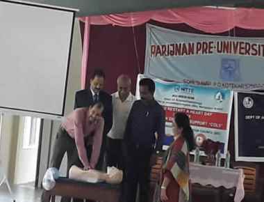 Parijnan PU College receive training in resuscitation