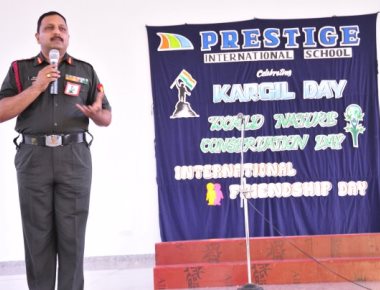 Prestige International School observes Kargil Victory Day