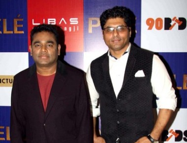 Riyaz and Reshma Gangji met Music Director A R Rahman after 20 years at Pele Film Music function