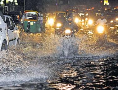 Man washed away as rain lashes city