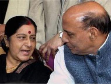 Rajnath, Sushma to brief opposition on China stand-off, JK
