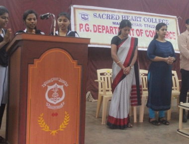Orientation and soft skills development programme held at Scared Heart College Madanthyar