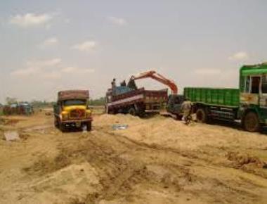 3600 tonnes of illegally stored sand seized