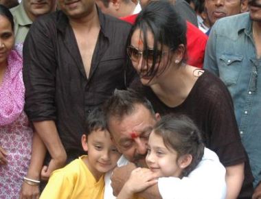 Sanjay Dutt at Home Bandra West, 