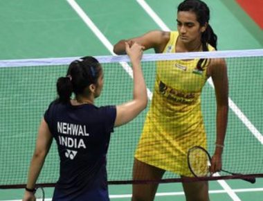 Sindhu beats Saina in clash of titans