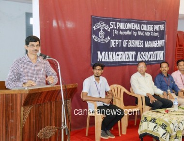  Guest Lecture on ‘GST’ held at St Philomena College Puttur