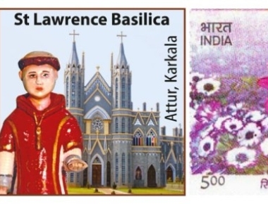 Special stamp and cover to be bought out by Post department in dedication of St Lawrence Minor Basilica