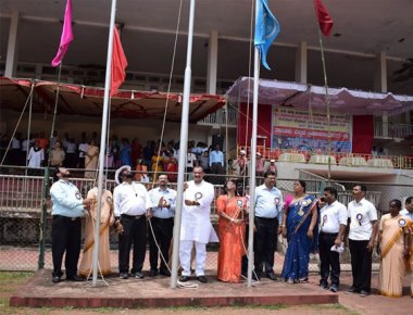 Taluk level athletic meet inaugurated at Mangala Stadium