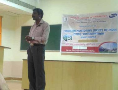 Technical talk held by Dr C G Ramachandra at NMAMIT, Nitte