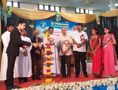 Inauguration of the Student Council,Clubs and Associations  was held at St Philomena P.U.College, Puttur on 16- 07- 2022 in the college auditorium.