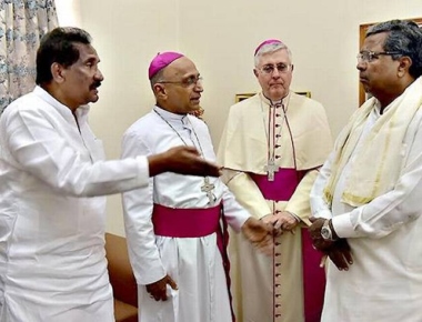 Vatican Ambassador meets Karnataka CM 