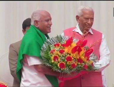 B S Yeddyurappa takes oath as Karnataka CM