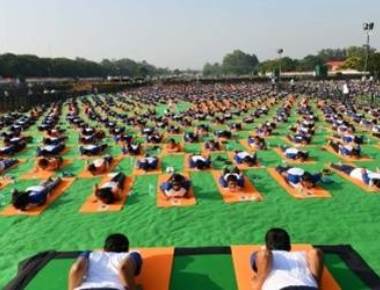 Kota creates world record with 2 lakh people performing yoga