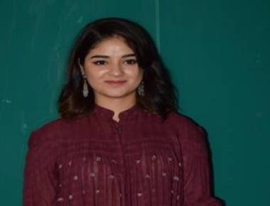 Actress Zaira Wasim complains of in-flight molestation